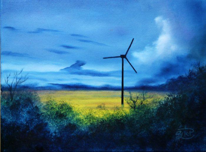 Changing Landscape - Oil Painting by Artist Garry Purcell