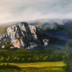 Grampians near Stawell, Victoria, Australian Landscape Oil Painting by Artist Garry Purcell