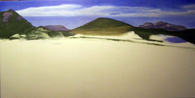 Tidal River Mouth Demo Oil Painting Part 004